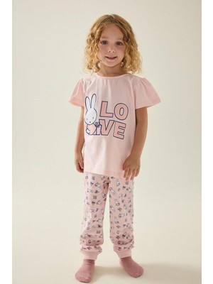 DeFacto Miffy 2 Li Pijama Takımı Kız Bebek  (26 Au)