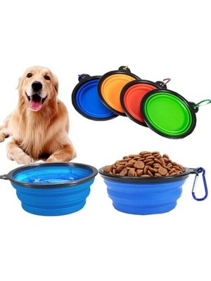 Ttt Katlanabilir Kedi Köpek Mama-Su Kabı