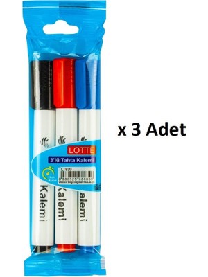 Lotte Tahta Kalemi 3'lü Set x 3 Adet