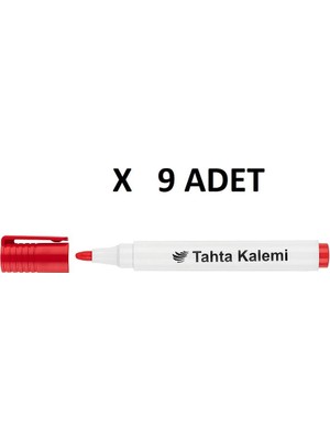 Lotte Tahta Kalemi Kırmızı x 9 Adet