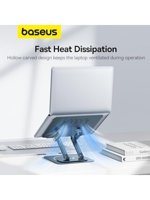 Ayarlanabilir Dizüstü Bilgisayar Standı, 360 Derece Dönebilen Ayarlanabilir Dizüstü Bilgisayar Standı (Üç Katlı Versiyon) MacBook Air Pro, Dell Xps, Hp Vb. Için Ergonomik Katlanabilir Stand