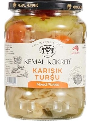 Karışık Turşu Cam Kavanoz 680 gr