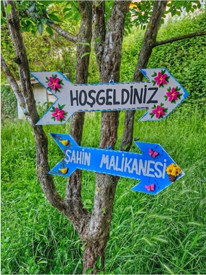 Empressco 2 Li,50 cm Lik Ahşap Ok Set,bahçe,ağaç,karşılama Dekoru