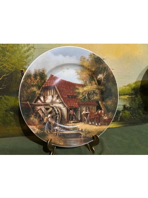 Empressco Limoges France 26 cm Çapında Porselen Dekor Tabağı -8706512