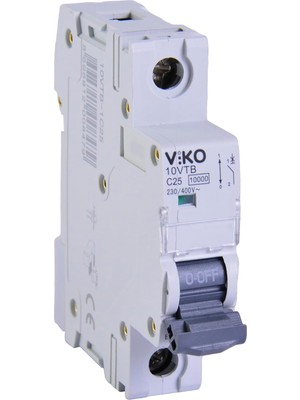 10VTB-1C25 Otomatik Sigorta 10KA C Tipi 1 Kutup 25A