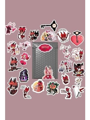 Hazbin Hotel Sticker Paketi/bullet Journal Defter Çıkartma Ajanda Laptop Etiket 1