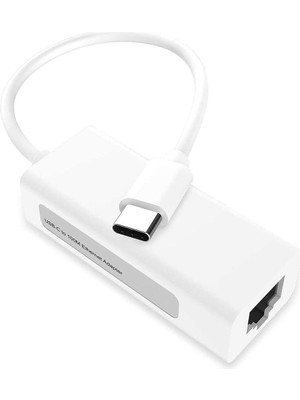 PX-2131C Type-C To RJ45 Ethernet Adaptör, Usb-C 10/100MBPS Kablolu Internet Çevirici, Type-C USB Network Dönüştürücü, Pc Laptop MacBook Için RJ45 Lan Adaptör, WIN10/11 Mac Linux Tak Çalıştır