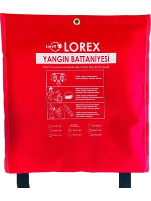 Happy Trend 3mk Lorex LR-FB2015C Yangın Battaniyesi - 200CM x 150CM