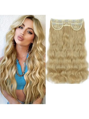 Marsilyan Platin Sarısı Afro Dalgalı – 70CM 190 Gr. Fiber Sentetik Çıt Çıt – Renk NO:613