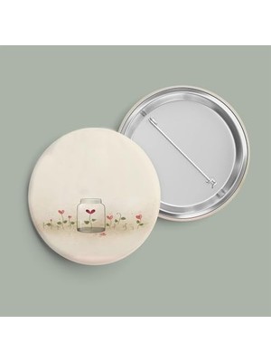 4'lü Iğneli Buton Rozet Seti 44 mm – Dayanıklı Metal Rozetler, Çanta, Ceket, Sırt Çantası ve Aksesuarlar Için
