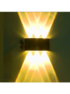 Empressco Alüminyum Kasa Çift Yönlü LED Aplik 6W Amber
