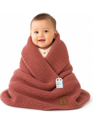 Happy Trend Yumuşak Örme Bebek Battaniyesi 30X40 Inç – Oeko-Tex Sertifikalı