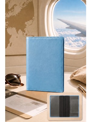 Boldy Pasaport Kılıfı - Pasaport Cüzdanı - Pasaport Koruma Kabı - Pasaport Koruyucu - Pasaportluk - Travel Wallet 1 Adet