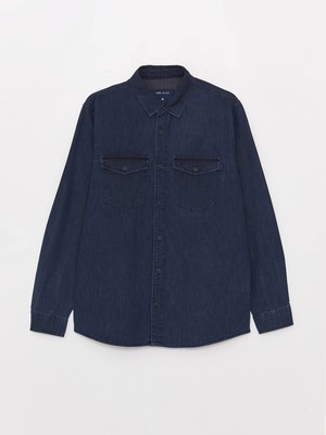 Lc Waikiki Yeni Sezon Regular Fit Uzun Kollu Erkek Jean Gömlek