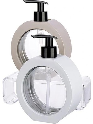 TKÇ 350 ml Tezgah Üstü Oval Banyo Mutfak Sıvı Sabunluk  Banyo Mutfak Bulaşık Lavabo Deterjanlık