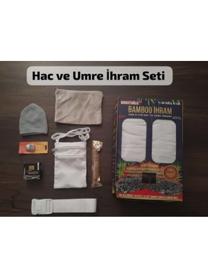 Barutoğlu İhram Seti, Bambu İhram İle Birlikte. 9 Parça, Hac ve Umre