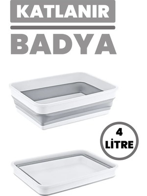 Empressco Katlanır Badya Leğen Akordiyon Katlanabilir Çok Amaçlı Badya Çeyiz Seti