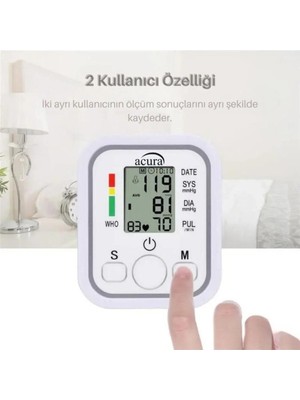 Empressco AC-463K Türkçe Konuşan Çift Kullanıcı Özellikli Koldan Tansiyon Aleti