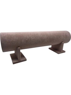 Empressco Küçük Boy Süet Kumaş Pembe Renk 40 cm Ayaklı Taç Standı
