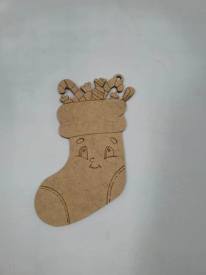 Empressco 15 Adet Ahşap Yılbaşı Süsü Boyama No7 Okul Dıy Etkinlik Aktivite Sanat 15 cm