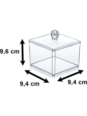 Empressco Beehome () Kare Makyaj Pamukluk Organizeri 2'li Set AKAY-498-2