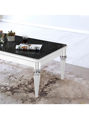 Frefly Store Elips Sehpa Ayağı 42 cm Plastik Gümüş Gri Masa Ayak Mutfak Sehpası Yemek Masası Mobilya Ayakları