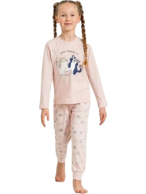 Rolypoly RP3902G Anne Kız Uzun Kol Pijama Takım (Garson)
