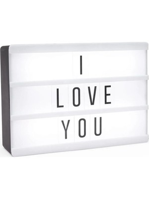 Empressco Petrix A6 Işıklı Harfli Dekoratif LED Pano Lightbox 15X10X3 cm Pda6 23735