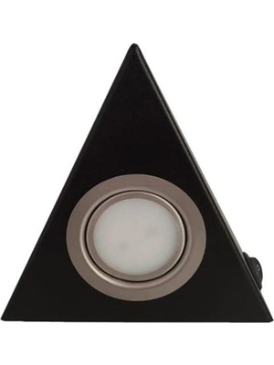 Empressco Mutfak Dolap Tezgah Altı Üçgen Spot 3W LED Günışığı Siyah