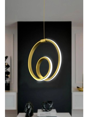 Empressco Orjin Eskitme Tekli Sarkıt LED Beyaz Işık Ultra Ledli Salon Mutfak Oda Hol Ledli Avize