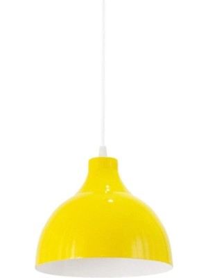 Empressco Rima Modern Salon - Mutfak - Cafe Metal Sıvama Renkli Tekli Sarkıt Avize (Çap 20CM)