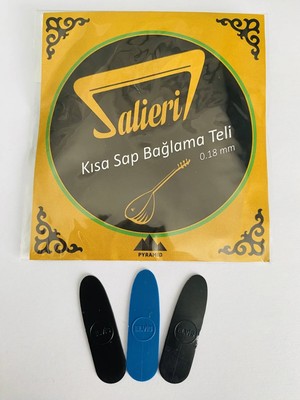 Empressco Salieri 0.18MM Pyramid Kısa Sap Bağlama Teli + Mızrap Hediyeli