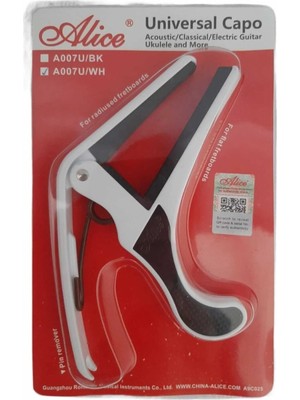 Empressco Universal Quickchange Aluminyum Gitar Kapo Akustik Klasik Elektrik Ukulele Saz Bağlama Ukulele
