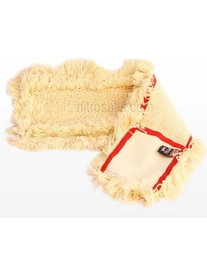 Empressco 40 cm Nemli Mop Ekstra Zincir Dikiş, Temizlik Için Güçlü ve Dayanıklı