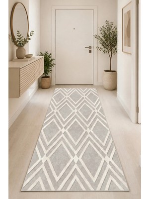 Aymira Home Dijital Baskı Dört Mevsim Kaymaz Taban Yıkanabilir Kesme Koridor Mutfak Oda Yolluk Halı