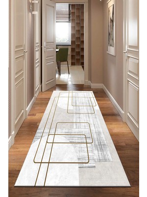 Aymira Home Dijital Baskı Dört Mevsim Kaymaz Taban Yıkanabilir Koridor Mutfak ve Oda Kesme Yolluk Halı