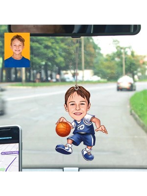 Empressco Kişiye Özel Basketbol Temalı Çocuk Araba Dikiz Aynası Süsü