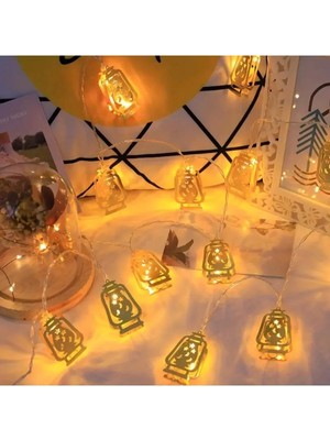 Empressco Ramazan Kandili 2 Pilli LED 2 Metre Süsleme Dekor Işık