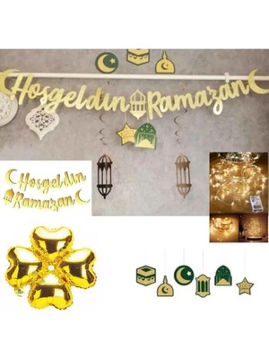 Empressco Hoşgeldin Ramazan Süsleri Ledli  11 Ayın Sultanı Süsü Ramazan Ev Süsleme-
