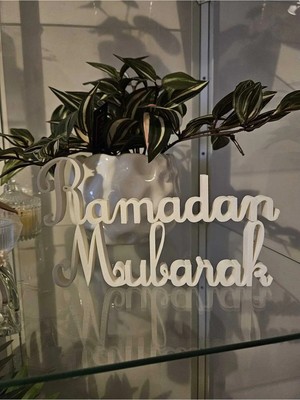 Empressco Mübarek Ramazan Islami Dekorasyon, Ramadan Biblo, Dekoratif Masa Üstü Süs