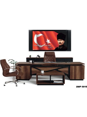 Quattro Home  Atatürk Deri Makam Panosu - Deri Makam Panosu