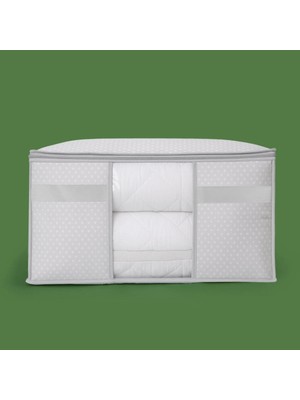 Empressco Gri Renkli Çok Renkli Pencere Detaylı Yastık Hurcu 75X40X40 cm