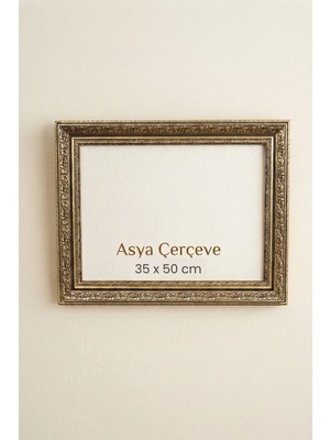 Asya Çerçeve 35 x 50 cm Saltanat Serisi Camlı Oda Mutfak Salon Koridor Poster Puzzle Forma ve Resim Çerçevesi