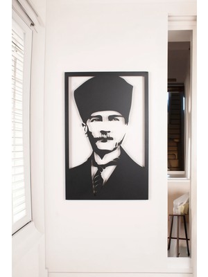 Morimora Atatürk Portesi Metal Duvar Tablosu