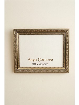 Asya Çerçeve 30 x 40 cm Saltanat Serisi Camlı Oda Mutfak Salon Koridor Poster Puzzle Forma ve Resim Çerçevesi
