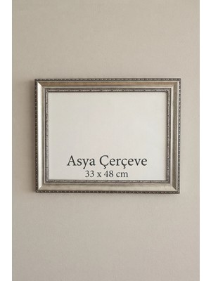 Asya Çerçeve 33 x 48 cm Hürrem Sultan Serisi Camlı Oda Mutfak Salon Koridor Poster Puzzle Forma ve Resim Çerçevesi