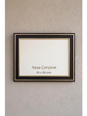 Asya Çerçeve 35 x 50 cm Selçuklu Saray Serisi Camlı Oda Mutfak Salon Koridor Poster Puzzle Forma ve Resim Çerçevesi