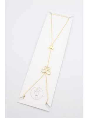 Melonika Kelebek Şahmeran Bileklik - Altın Ryl