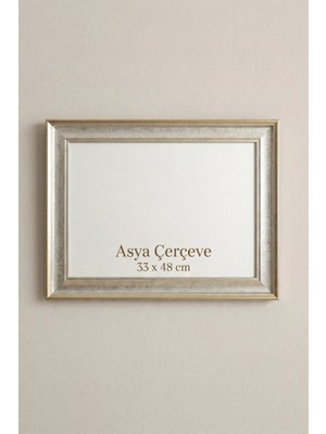 Asya Çerçeve 33 x 48 cm Selçuklu Saray Serisi Camlı Oda Mutfak Salon Koridor Poster Puzzle Forma ve Resim Çerçevesi