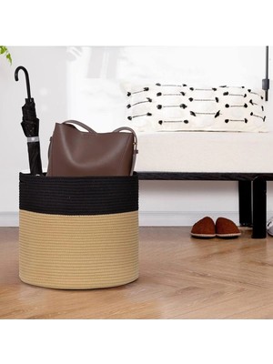 Empressco Amaterasu Jüt Hasır Sepet, Düzenleyici Sepet, Hasır Dokuma Sepet 40CM x 30CM